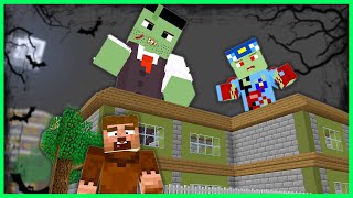 ZOMBİ KEMAL VE KEREM KOMİSER AİLESİ ŞEHRİ ELE GEÇİRİYOR FİLMİ 🤯  Minecraft ZENGİN FAKİR HAYATI [upl. by Alia745]