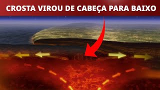 Crosta terrestre VIROU DE CABEÇA PARA BAIXO e ASSUSTA A CIÊNCIA terremoto ciencia geografia [upl. by Rossie580]