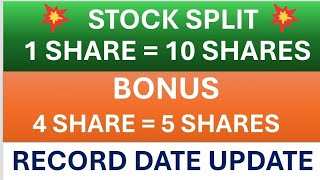 💥 1 share  10 shares 💥 stock split 💥 bonus 💥 Aurangabad distillery Ltd  heg Ltd  sacheta metals [upl. by Hewes]