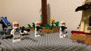 lego star wars clones vs droids battle 3 lego stop motion [upl. by Dianne741]