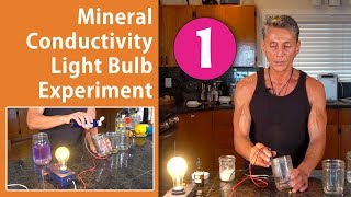 Mineral Conductivity Light Bulb Experiment Part 1  Dr Robert Cassar [upl. by Einahpet]