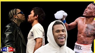 GERVONTA TANK DAVIS VS MANNY PACQUIAO IS A GREAT FIGHT DEVIN HANEY DUCKING MATIAS FAKE LIES EXPOSED [upl. by Liw]