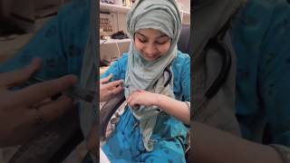 Khud ko injection lagaya 💉💉💪doctorclinic shortvideo doctor viralvideohijabswag [upl. by Davidson58]