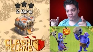 YENİ SALDIRI TAKTİKLERİ ile Stresli KLAN SAVAŞI Clash of Clans [upl. by Patt]