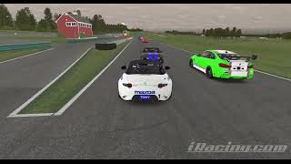 WheeltoWheel Racing at VIR  Mazda MX5 Cup iRacing [upl. by Jordon]