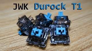 JWK Durock T1 switch review [upl. by Madra756]