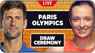 Paris Olympics 2024 • Draw Ceremony • LIVE Tennis Reaction Stream [upl. by Krys]