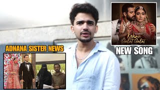 Vishal Pandey Reaction On Adnaan Shaikh Sister ControversySana Makbul New Song Kehna Galat Galat [upl. by Ahsiled]