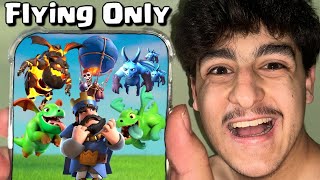 Beating Clash Royale Only Using Flying Troops NEW RECORD [upl. by Ainoval449]