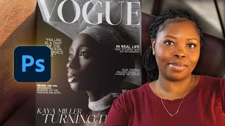 How to Create Your Own Vogue Magazine Cover [upl. by Leahcar252]