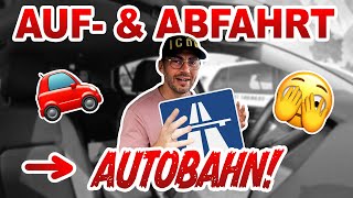 AUF und ABFAHRT AUTOBAHN richtig meistern🛣️🚗 [upl. by Attelrahc883]