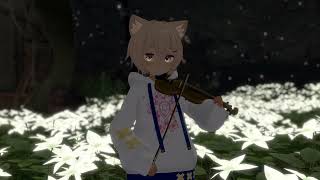 NieR  Kainé  Salvation Violin Cover in VRChat [upl. by Enyalahs189]