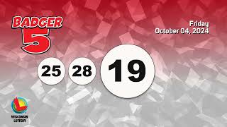 Wisconsin Lottery Evening Draw 10042024 [upl. by Weldon974]