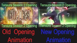 Tensura Season 2 Opening 2 Animation Comparison [upl. by Furiya]