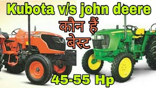 john deere 5310 vs Kubota mu 5501 tractor full specifications and review in 55 hp [upl. by Derdlim828]