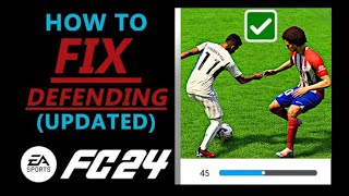 How to fix DEFENDING in FC 24  Realistic sliders amp settings [upl. by Hylton]