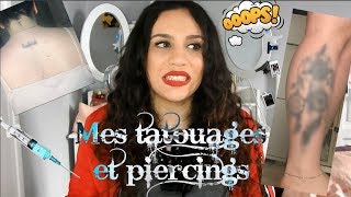 MES TATOUAGES ET PIERCINGS DOULEURS SIGNIFICATION SOINS [upl. by Akemor]