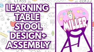 Learning Table StoolDesignAssembly [upl. by Aracat758]