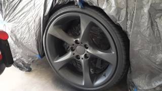 Plasti dip wheels with graphite metalizer [upl. by Dacey]