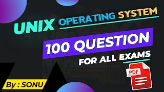 UNIX Questions  OS and commands MCQ with answers PDF for exams like JECA TCS IPA LIP PRA AMDOCS [upl. by Eerihs]