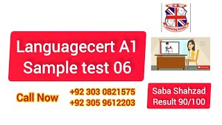 quotLanguageCert SELT A1 Test 06 Full Sample Test and Solutionsquot [upl. by Corrine]