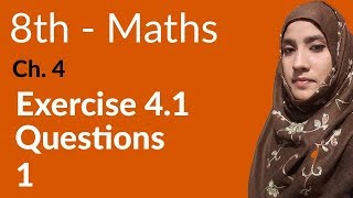 8th Class Math Financial Arithmetic Ex 41 Q 1  8th Class Maths PEC [upl. by Kristen801]