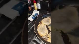 Cooking NewZealand Whitebait Fritters Fresh As [upl. by Aimek]