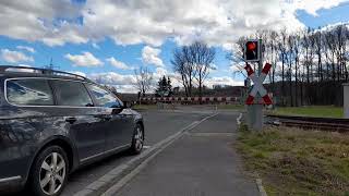 Bahnübergang Burgkunstadt  Klausenhof [upl. by Ariay]