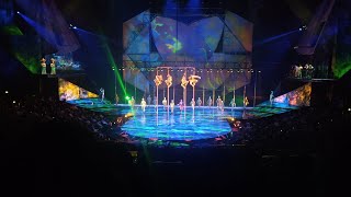 Experiencing Fremont Street at Night and Seeing Mystere Live in Vegas 2024 [upl. by Eolcin]