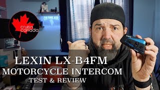 Best Motorcycle Headset for 2019 Lexin LX B4FM Headset Test and Review [upl. by Esir931]