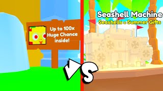 Which is Better The Tiki Island or Seashell Machine in Pet Simulator 99 Summer Update [upl. by Cyndi621]