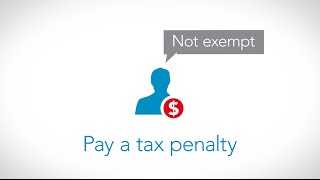 The Affordable Care Act Tax Penalty Explained Obamacare  TurboTax Tax Tip Video [upl. by Dnivra]