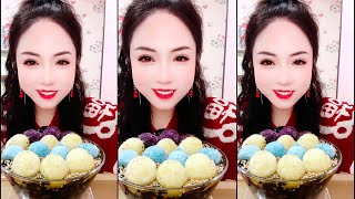 ASMR SNOWBALL ICE EATING with PASSION FRUIT  RELAXING [upl. by Mateo]