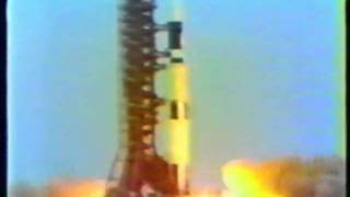 NASAs Launch of Saturn V Skylab Space Station May 1973 from NASA TV [upl. by Fauver]