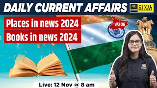 12 November 2024  70th BPSC Current Affairs 2024  Daily Current Affairs 206  By Kirti Maam [upl. by Keavy]