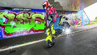 Stance On Honda MSX 125 Grom Part 10 Stoppie Endo [upl. by Vasily358]