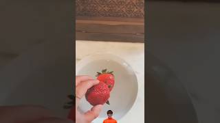 Can Pests Escape from Strawberry Water 🍓 Watch the Surprising Truth Shorts Viral Strawberry [upl. by Ellinger]