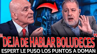 ¡ESPERT LE PONE los PUNTOS a PERIODISTA INSOPORTABLE en VIVO [upl. by Zebe]