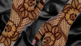 Very Easy latest mehndi designs for back Hand ll New Arabic Mehndi designs ll Front Hand Mehndi [upl. by Annaeg588]