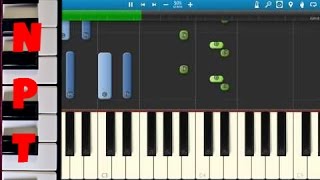 Foxes  Body Talk  Piano Tutorial  Synthesia  How to play Body Talk [upl. by Landau]