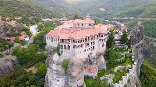 🇬🇷 Greece Meteora Monastero Gran Meteora [upl. by Zadack]