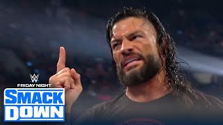 Roman Reigns smashes Solo Sikoa’s bloodline during return to SmackDown  WWE on FOX [upl. by Gen]