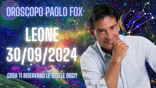 Leone ♌️ LOroscopo di Paolo Fox  30 Settembre 2024  Giornata mondiale del cuore [upl. by Inilahs]