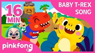 Im a Baby TRex and more  Compilation  Baby TRex Songs  Pinkfong Songs for Children [upl. by Noicnecsa]