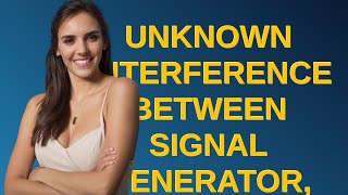 Electronics Unknown interference between signal generator oscilloscope and opamp [upl. by Airebma]