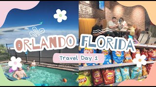 ORLANDO FLORIDA TRAVEL DAY MANCHESTER AIRPORT [upl. by Gratia]