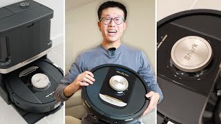 My New Living Room Robot VacuumMop Shark PowerDetect NeverTouch Pro 2in1 Robot Vacuum and Mop [upl. by Idola]