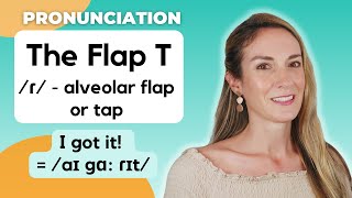 The Flap T  Alveolar Flapping  English Pronunciation [upl. by Pandora]