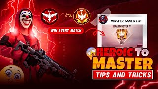 free fire Cs rank push Heroic to Mastergmeplay [upl. by Brocky]