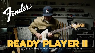 Whats new with the Fender Player II Series  Fender Player II Jazzmaster and Precision Bass [upl. by Latif]